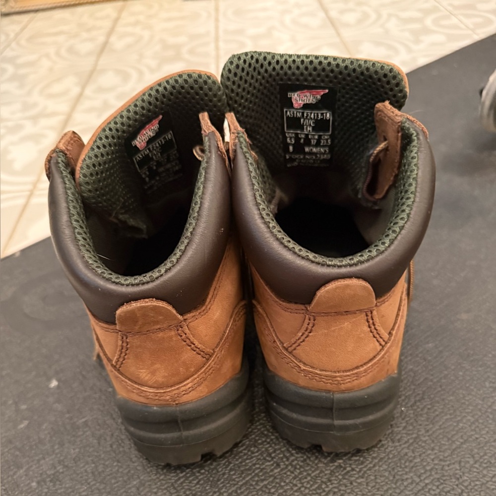 Red Wing Women's Size  6.5 Brown and King Toe Boots - Picture 2 of 6